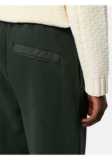 pantalone brushed organic cotton fleece uomo ginepro STONE ISLAND | K2S15 6200003 S0A20V005E